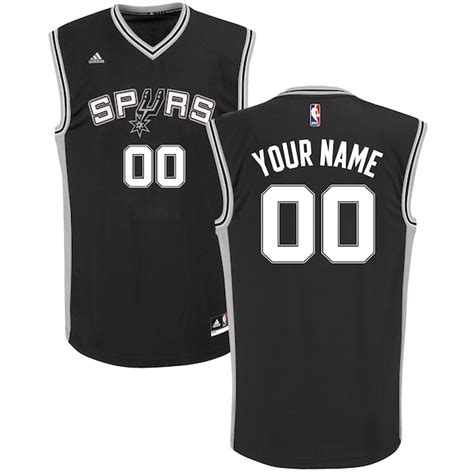 adidas San Antonio Spurs Custom Replica Road Jersey NBA 